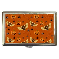 Bat, Pumpkin And Spider Pattern Cigarette Money Cases by Valentinaart