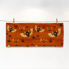 Bat, Pumpkin And Spider Pattern Cosmetic Storage Cases by Valentinaart