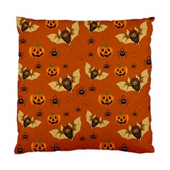 Bat, Pumpkin And Spider Pattern Standard Cushion Case (one Side) by Valentinaart