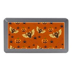 Bat, Pumpkin And Spider Pattern Memory Card Reader (mini) by Valentinaart