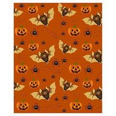 Bat, Pumpkin And Spider Pattern Drawstring Bag (small) by Valentinaart