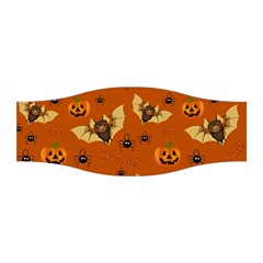 Bat, Pumpkin And Spider Pattern Stretchable Headband by Valentinaart