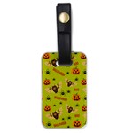 Bat, pumpkin and spider pattern Luggage Tags (One Side)  Front