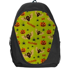 Bat, pumpkin and spider pattern Backpack Bag