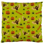 Bat, pumpkin and spider pattern Standard Flano Cushion Case (Two Sides) Front