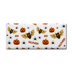 Bat, Pumpkin And Spider Pattern Cosmetic Storage Cases by Valentinaart