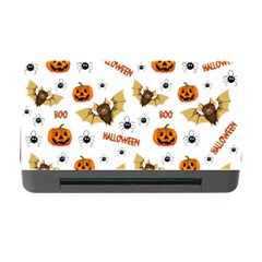 Bat, Pumpkin And Spider Pattern Memory Card Reader With Cf by Valentinaart