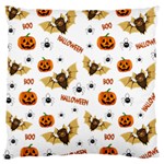 Bat, pumpkin and spider pattern Large Cushion Case (One Side) Front