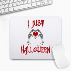 I Just Love Halloween Large Mousepads by Valentinaart