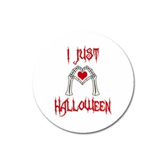 I Just Love Halloween Magnet 3  (round)