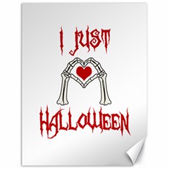 I Just Love Halloween Canvas 18  X 24   by Valentinaart