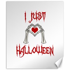 I Just Love Halloween Canvas 20  X 24   by Valentinaart