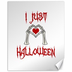 I Just Love Halloween Canvas 11  X 14   by Valentinaart