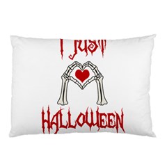 I Just Love Halloween Pillow Case by Valentinaart