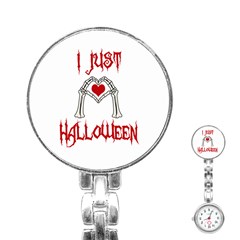 I Just Love Halloween Stainless Steel Nurses Watch by Valentinaart