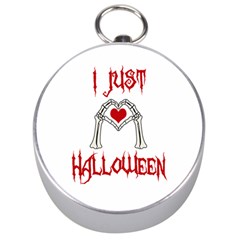 I Just Love Halloween Silver Compasses by Valentinaart