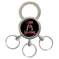 I Just Love Halloween 3-ring Key Chains by Valentinaart