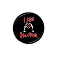 I Just Love Halloween Hat Clip Ball Marker (4 Pack) by Valentinaart