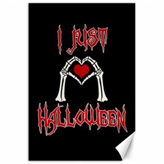 I Just Love Halloween Canvas 20  X 30   by Valentinaart