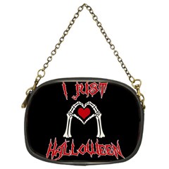 I Just Love Halloween Chain Purses (one Side)  by Valentinaart