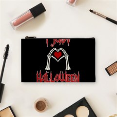 I Just Love Halloween Cosmetic Bag (small)  by Valentinaart