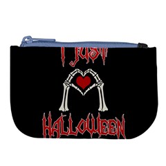 I Just Love Halloween Large Coin Purse by Valentinaart