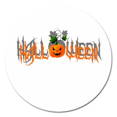 Halloween Magnet 5  (round) by Valentinaart