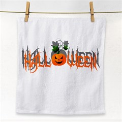 Halloween Face Towel by Valentinaart