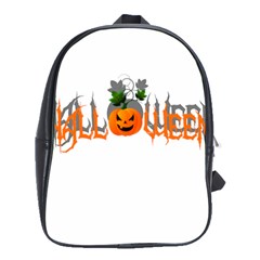 Halloween School Bag (large) by Valentinaart