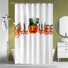 Halloween Shower Curtain 48  X 72  (small)  by Valentinaart