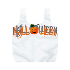 Halloween Full Print Recycle Bags (m)  by Valentinaart