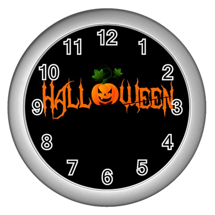 Halloween Wall Clocks (Silver) 