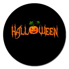 Halloween Magnet 5  (round) by Valentinaart