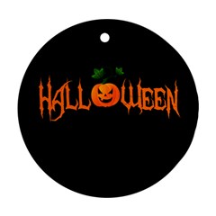 Halloween Ornament (round) by Valentinaart