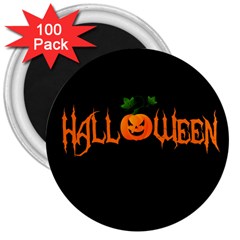 Halloween 3  Magnets (100 Pack) by Valentinaart