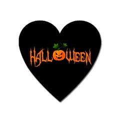 Halloween Heart Magnet by Valentinaart