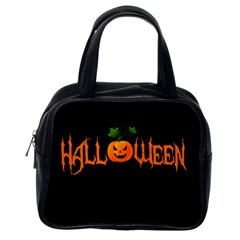 Halloween Classic Handbags (one Side) by Valentinaart