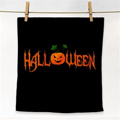 Halloween Face Towel by Valentinaart