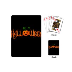 Halloween Playing Cards (mini)  by Valentinaart