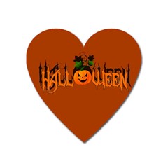 Halloween Heart Magnet by Valentinaart