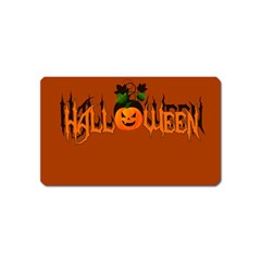 Halloween Magnet (name Card) by Valentinaart