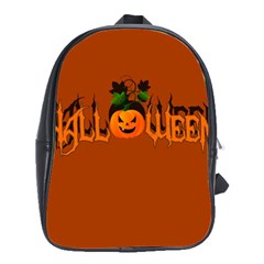 Halloween School Bag (large) by Valentinaart