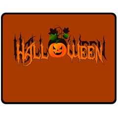 Halloween Double Sided Fleece Blanket (medium) 