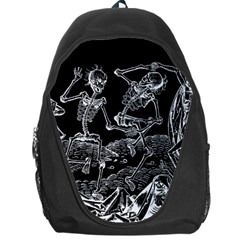 Skeletons - Halloween Backpack Bag by Valentinaart