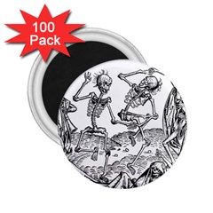 Skeletons - Halloween 2.25  Magnets (100 pack) 