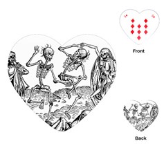 Skeletons - Halloween Playing Cards (Heart) 