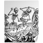 Skeletons - Halloween Canvas 11  x 14   10.95 x13.48  Canvas - 1