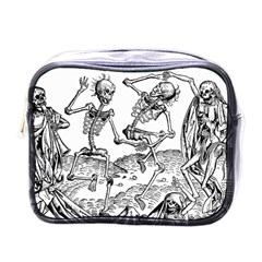 Skeletons - Halloween Mini Toiletries Bags by Valentinaart