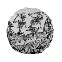 Skeletons - Halloween Standard 15  Premium Round Cushions