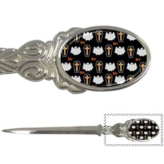 Ghost And Chest Halloween Pattern Letter Openers by Valentinaart